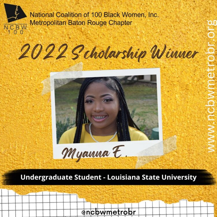 Congratulations to our Scholarship Winners! – National Coalition of 100 ...